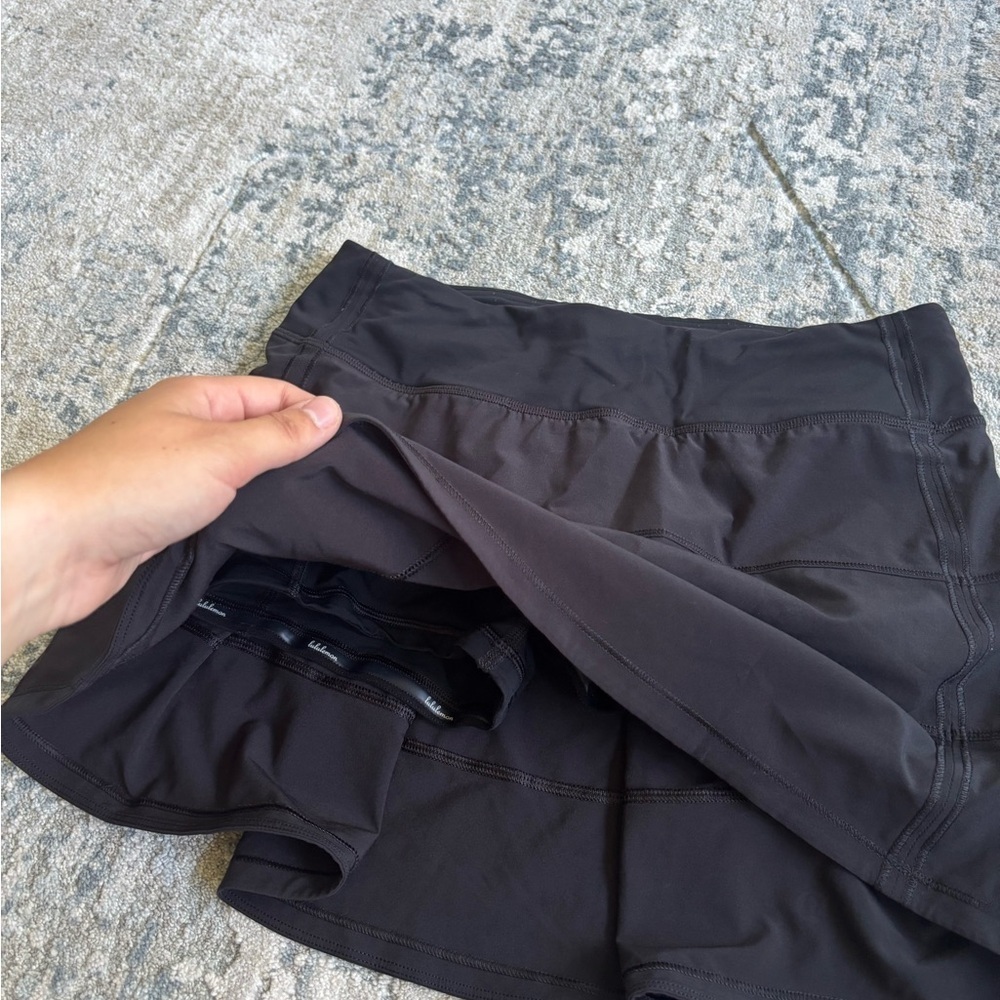 Lululemon Pace Rival Mid-Rise Skirt in Black - Picture 5 of 8